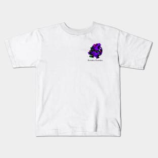 Mosaic Twist (Purple) Kids T-Shirt